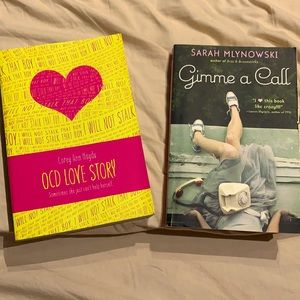 2 books “ gimme a call and ocd love story”